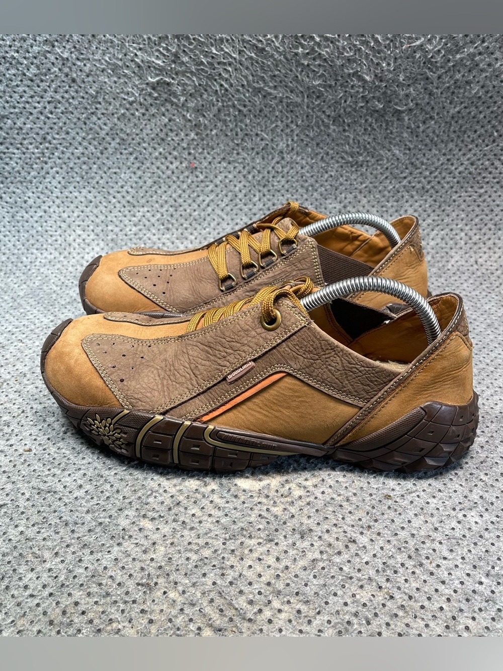 Woodland Brown Tan Leather Hiking Shoes Size 9 Men’s